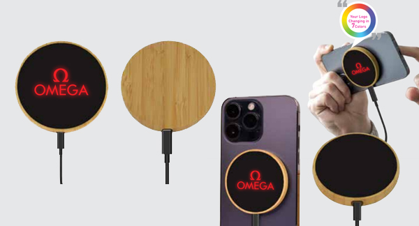 BAMBOO LED LOGO CHARGING PAD